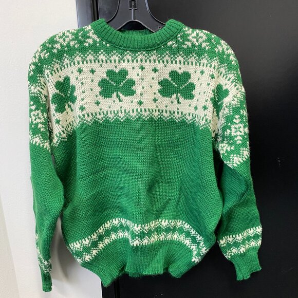 Vintage Blarney Castle Pure Wool  Sweater Made in Ireland Size Small - Picture 2 of 12